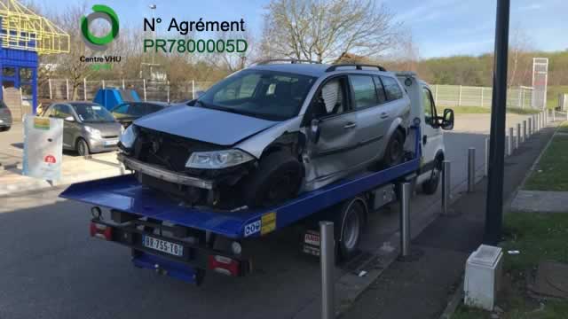 enlèvement epave voiture accidentée non roulante